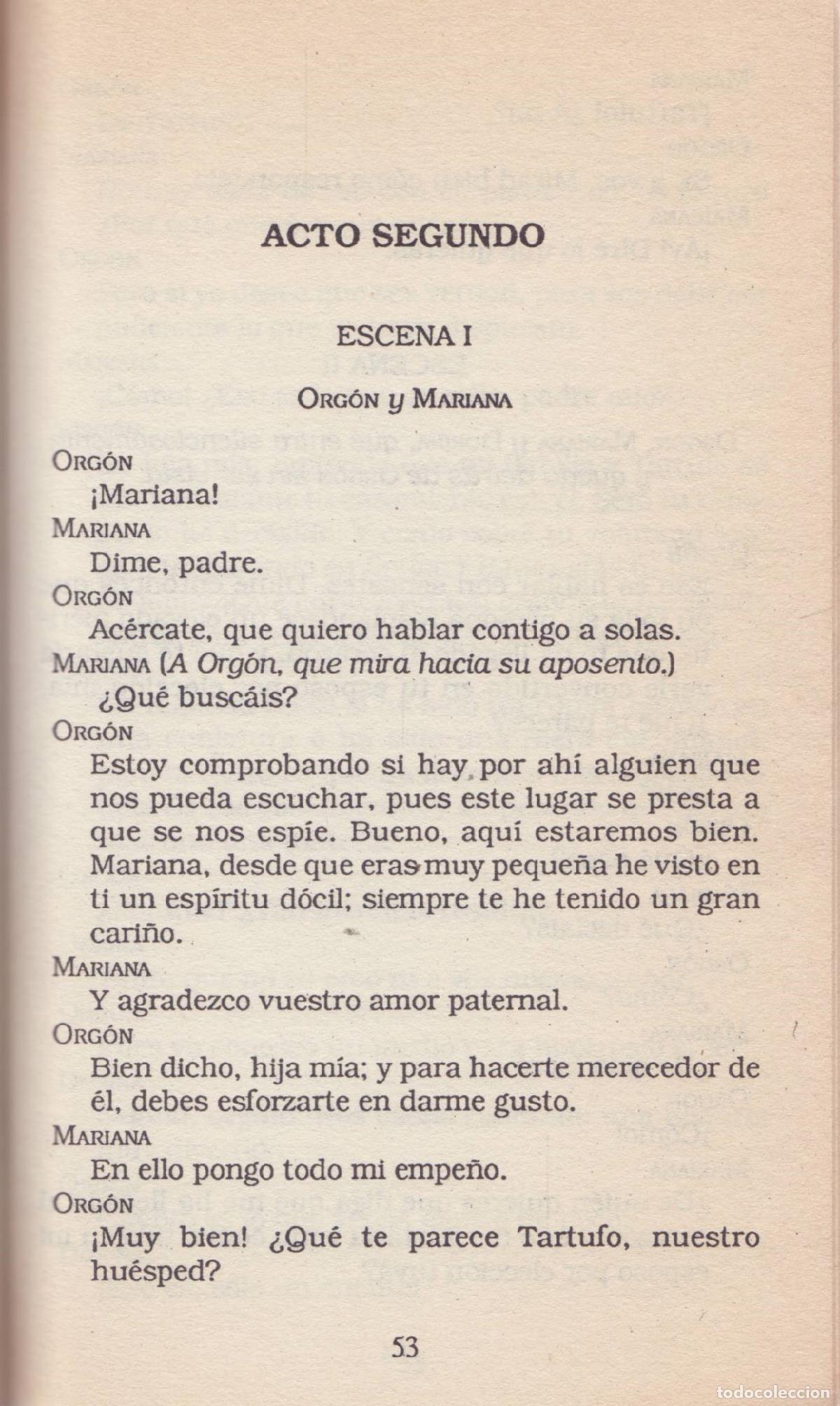 Libros de segunda mano: Tartufo - Moliere - Foto 2