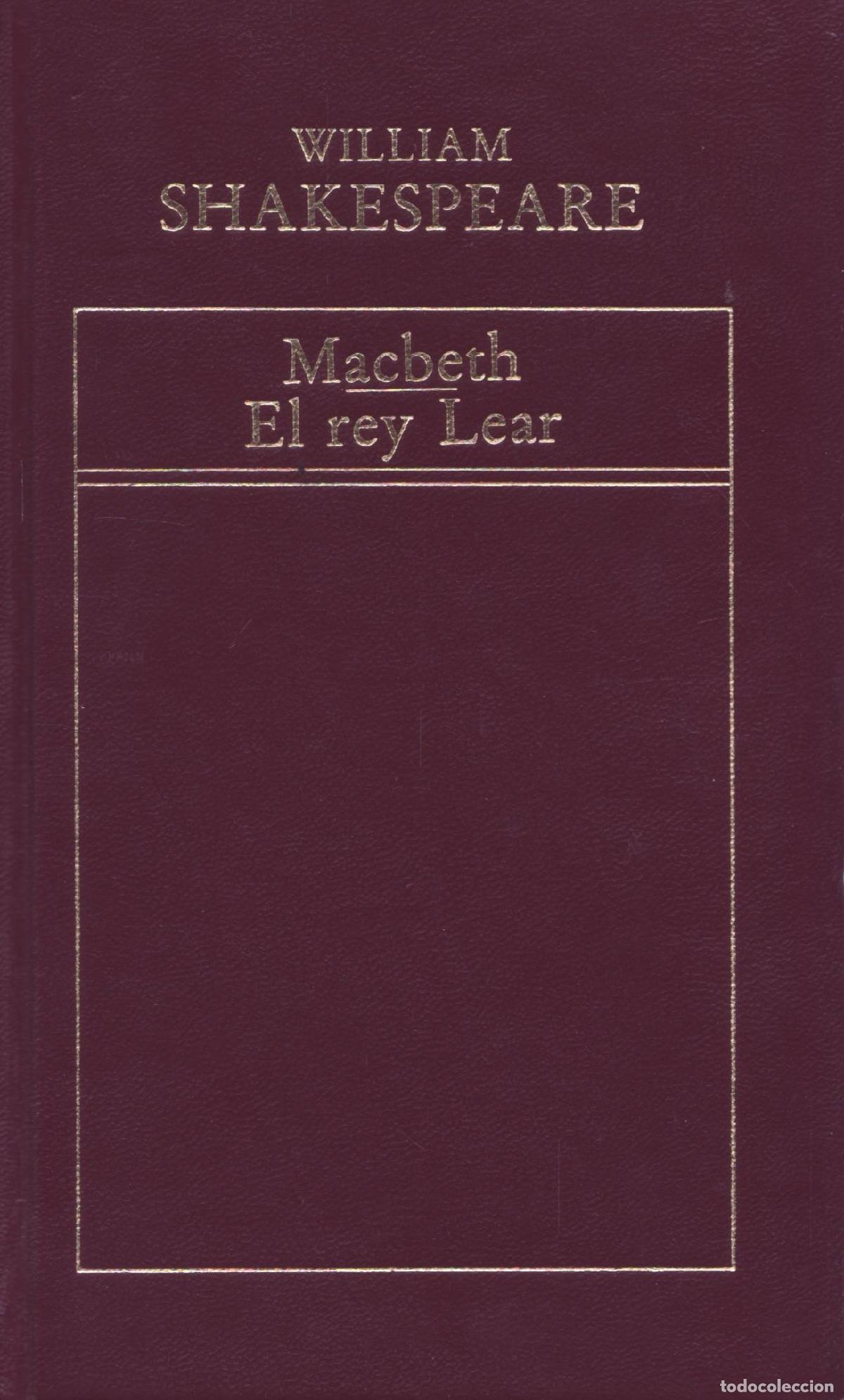 Libros de segunda mano: Macbeth/El rey Lear - Shakespeare, William - Foto 1