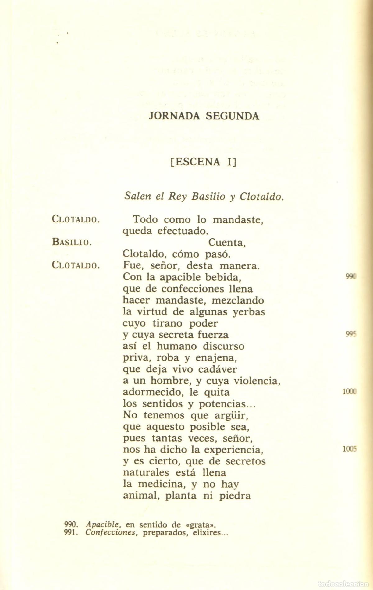 Libros de segunda mano: La vida es sueno - Calderon de la Barca, Pedro - Foto 2