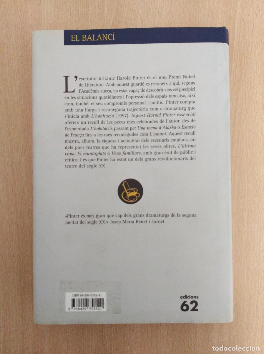 Libros de segunda mano: ESSENCIAL. Harold Pinter - Foto 2