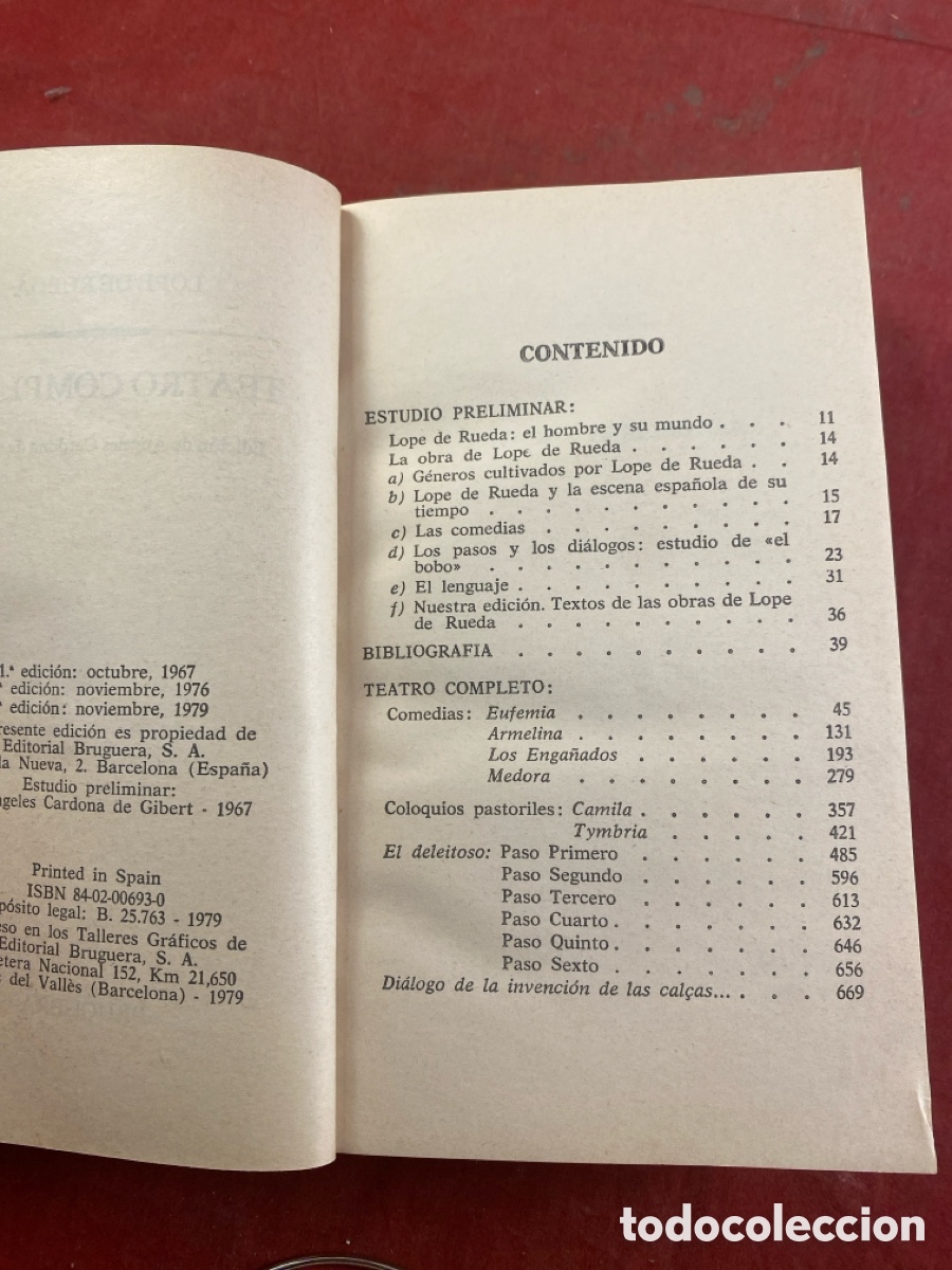 Libros de segunda mano: LOPE DE RUEDA. TEATRO COMPLETO - Foto 2