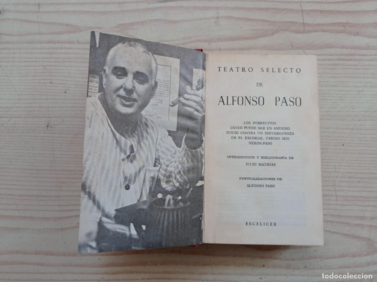 Libros de segunda mano: Teatro Selecto De Alfonso Paso - 1971 - Escelicer - Foto 2