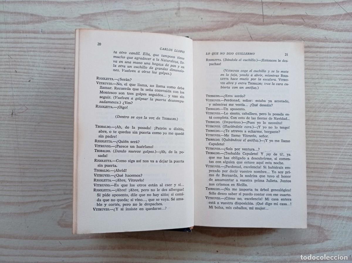 Libros de segunda mano: Teatro Selecto De Carlos Llopis - 1968 - Escelicer - Foto 4