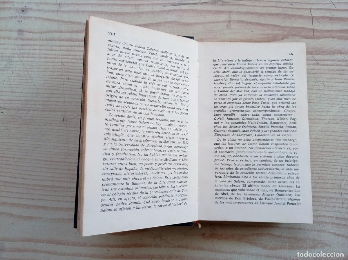 Libros de segunda mano: Teatro Selecto De Jaime Salom - 1971 - Escelicer - Foto 4