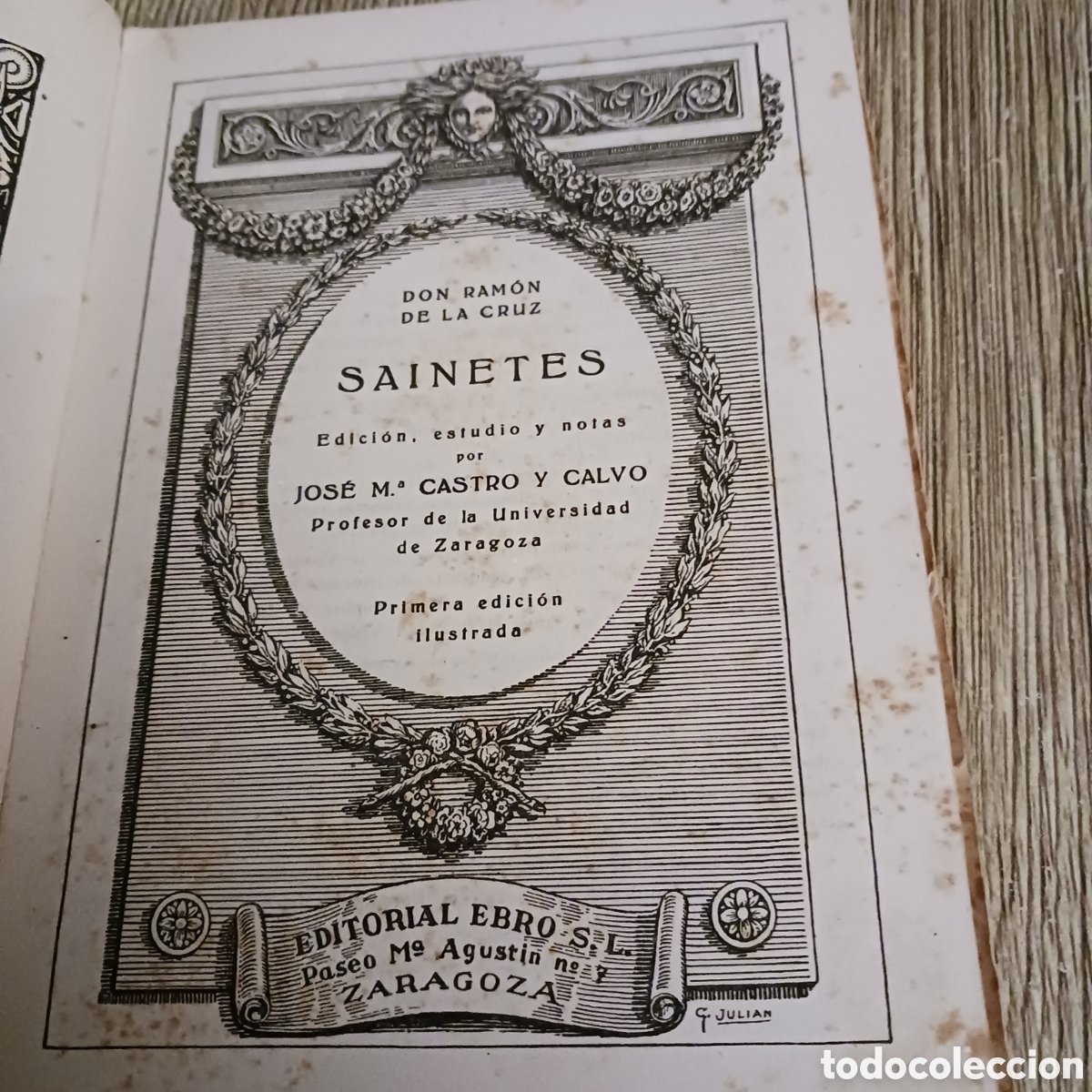 Libros de segunda mano: Sainetes de Don Ramon de la Cruz - Foto 4