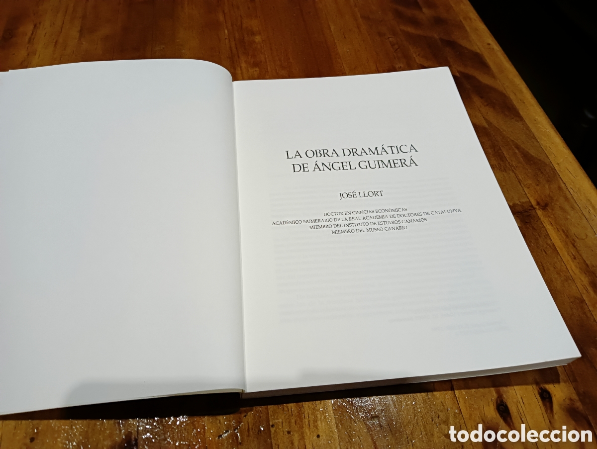 Libros de segunda mano: La obra dram&aacute;tica de Angel Guimer&aacute; - Foto 4
