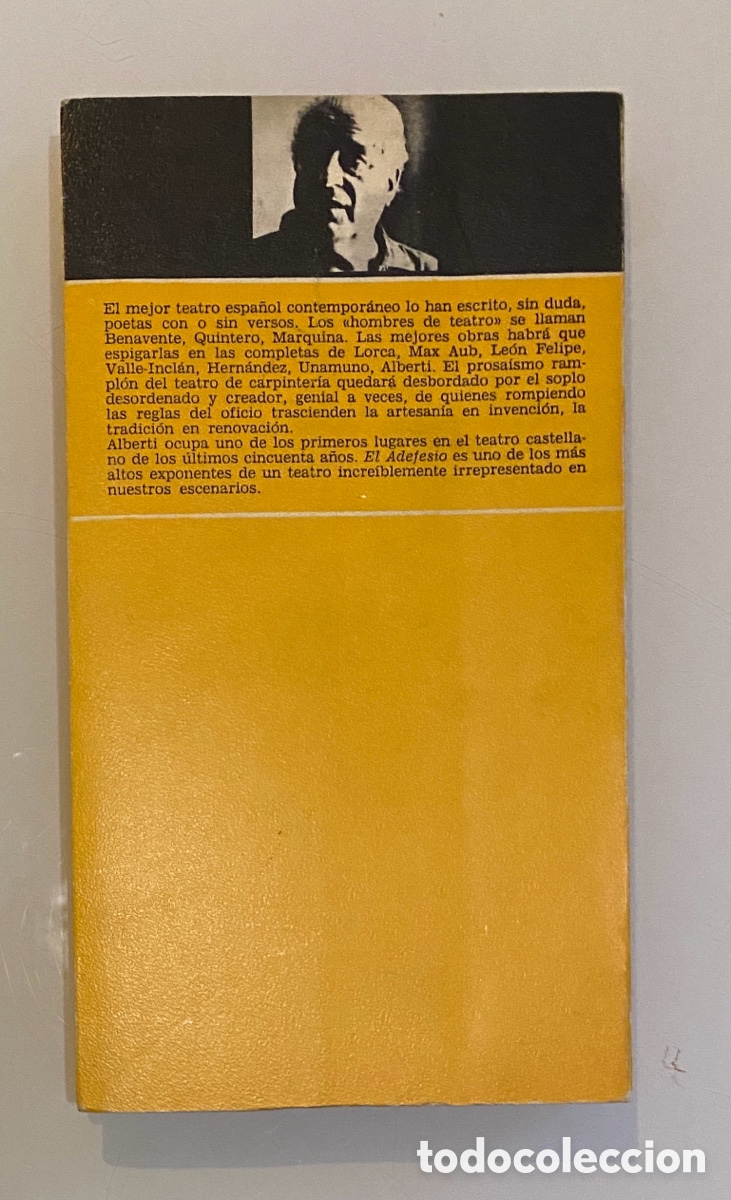 Libros de segunda mano: El adefesio - ALBERTI, Rafael - Foto 2