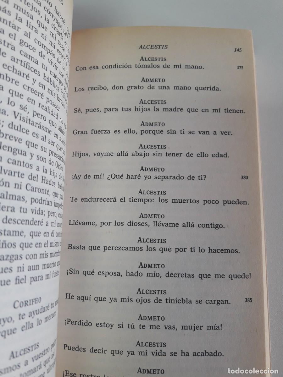 Libros de segunda mano: Tragedias &aacute;ticas y tebanas. Eur&iacute;pides. - Foto 6