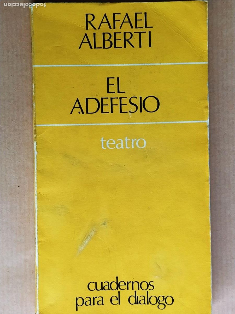 Libros de segunda mano: EL ADEFESIO, Rafael Alberti - Foto 1