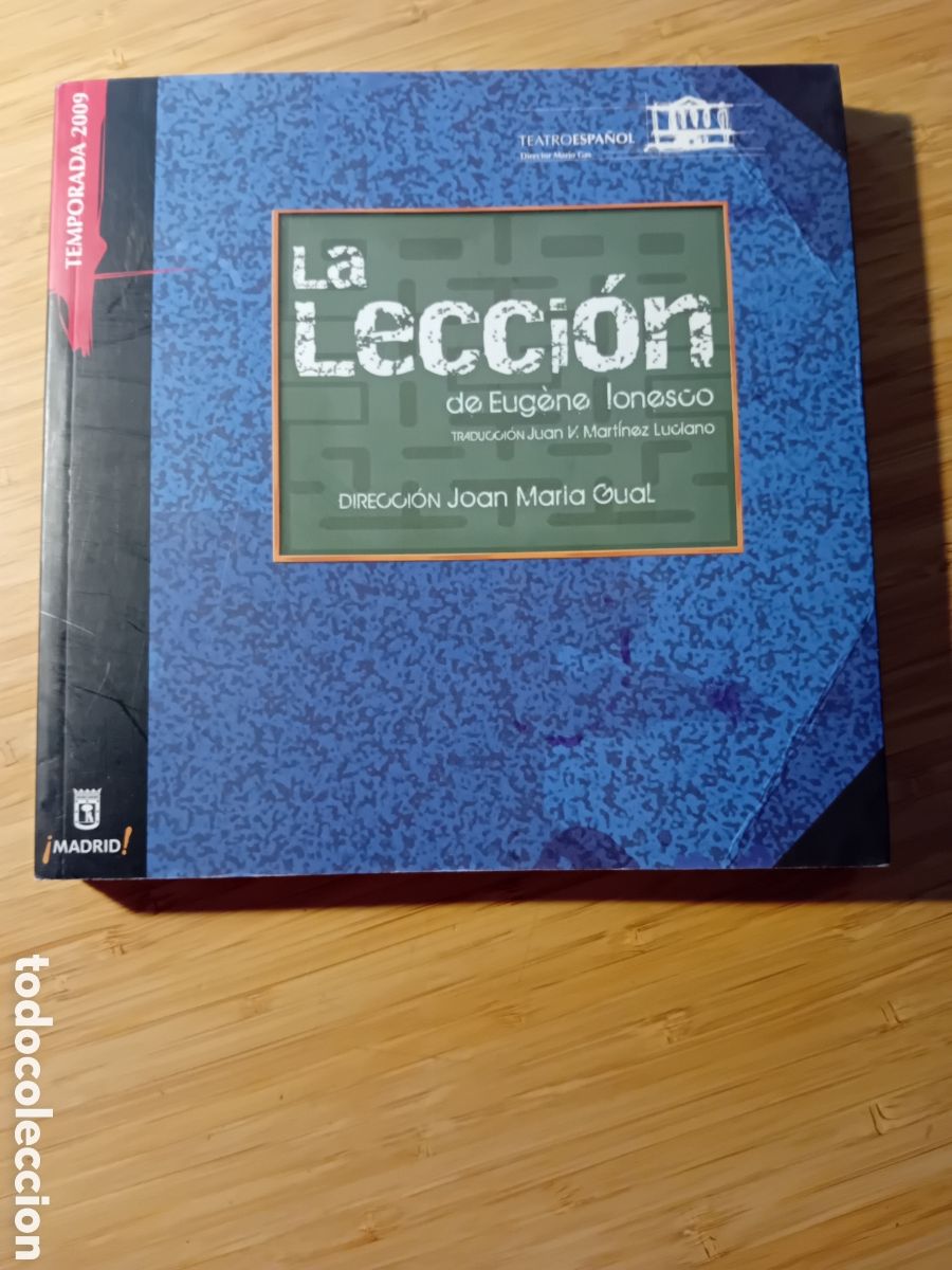 Libros de segunda mano: La leccion - Eug&egrave;ne Ionesco (Teatro Espa&ntilde;ol 2010) - Foto 1