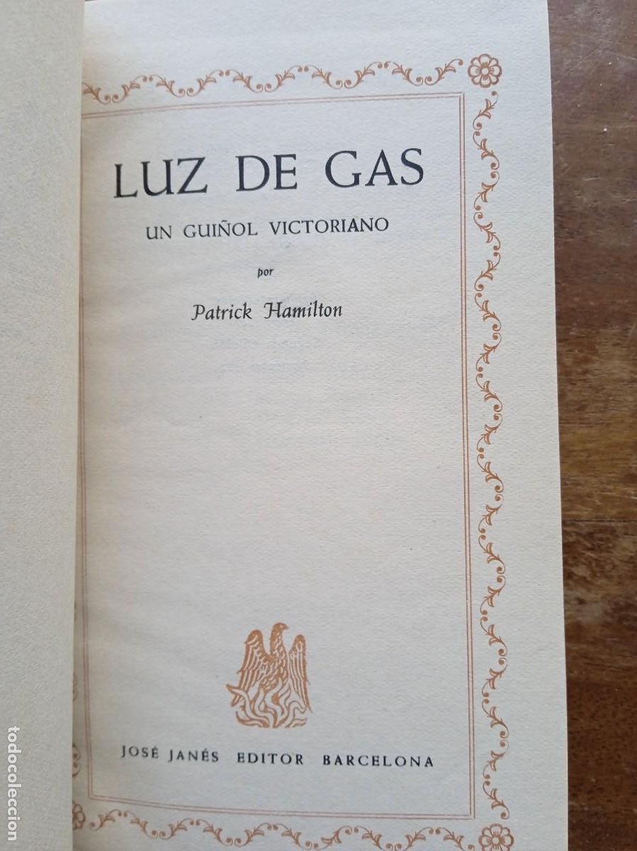 Libros de segunda mano: Luz de gas Patrick Hamilton - Foto 3