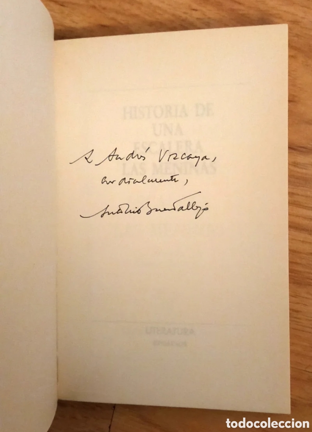 Libros de segunda mano: AUT&Oacute;GRAFO ANTONIO BUERO VALLEJO - LIBRO - DEDICATORIA AUT&Oacute;GRAFA - Foto 2