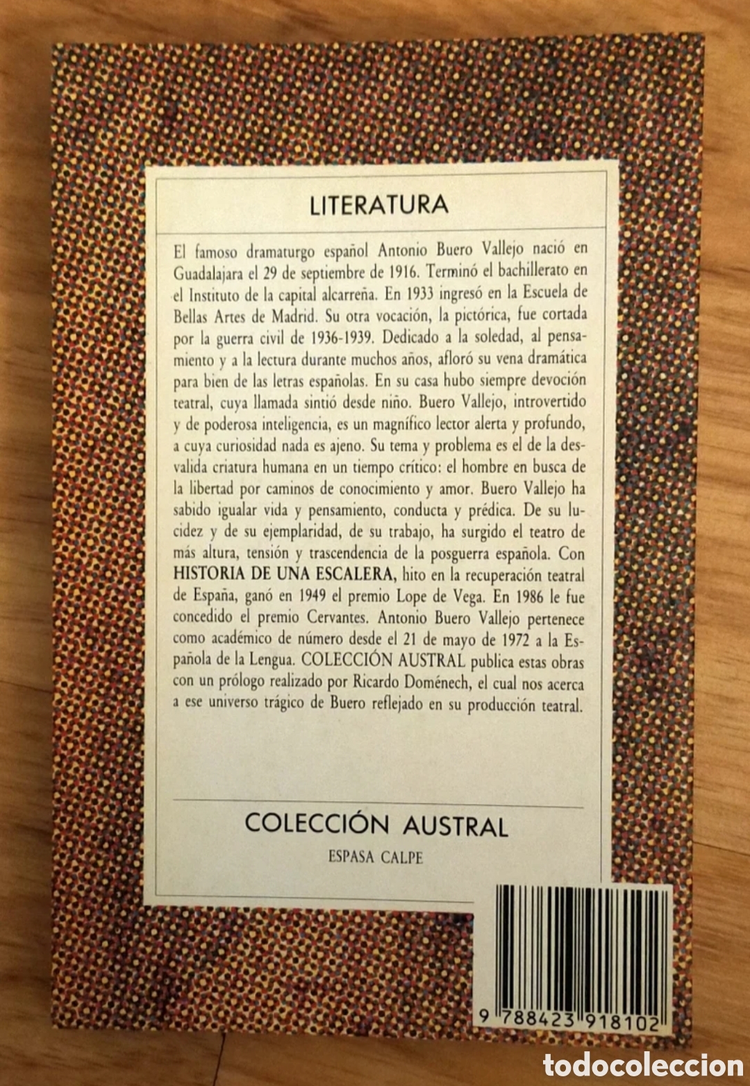 Libros de segunda mano: AUT&Oacute;GRAFO ANTONIO BUERO VALLEJO - LIBRO - DEDICATORIA AUT&Oacute;GRAFA - Foto 3