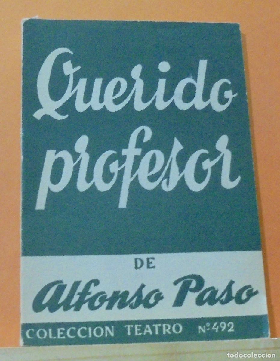 Libros de segunda mano: Querido profesor. Alfonso Paso - Foto 1