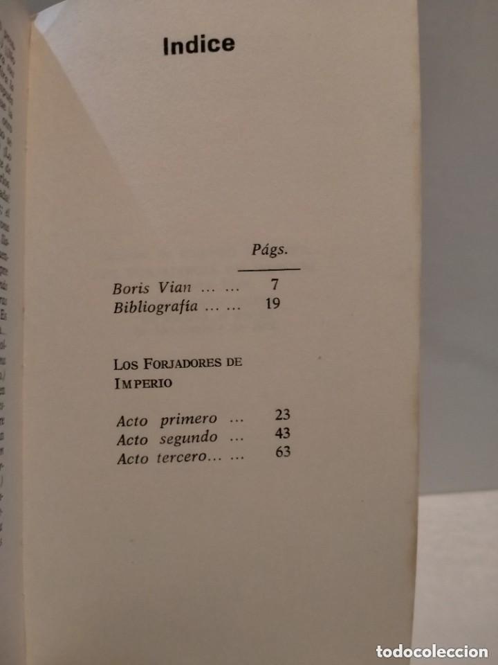 Libros de segunda mano: Boris Vian -LOS FORJADORES DE IMPERIO - Foto 3