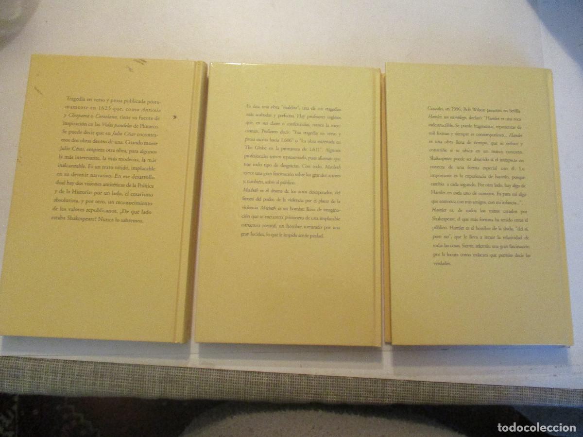 Libros de segunda mano: WILLIAM SHAKESPEARE Hamlet, Macbeth y Julio C&eacute;sar W25011 - Foto 2