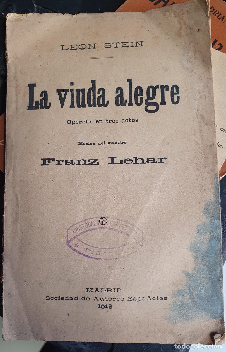 Livros em segunda m&atilde;o: Ideal para Coleccionistas! Obra de teatro La viuda Alegre
