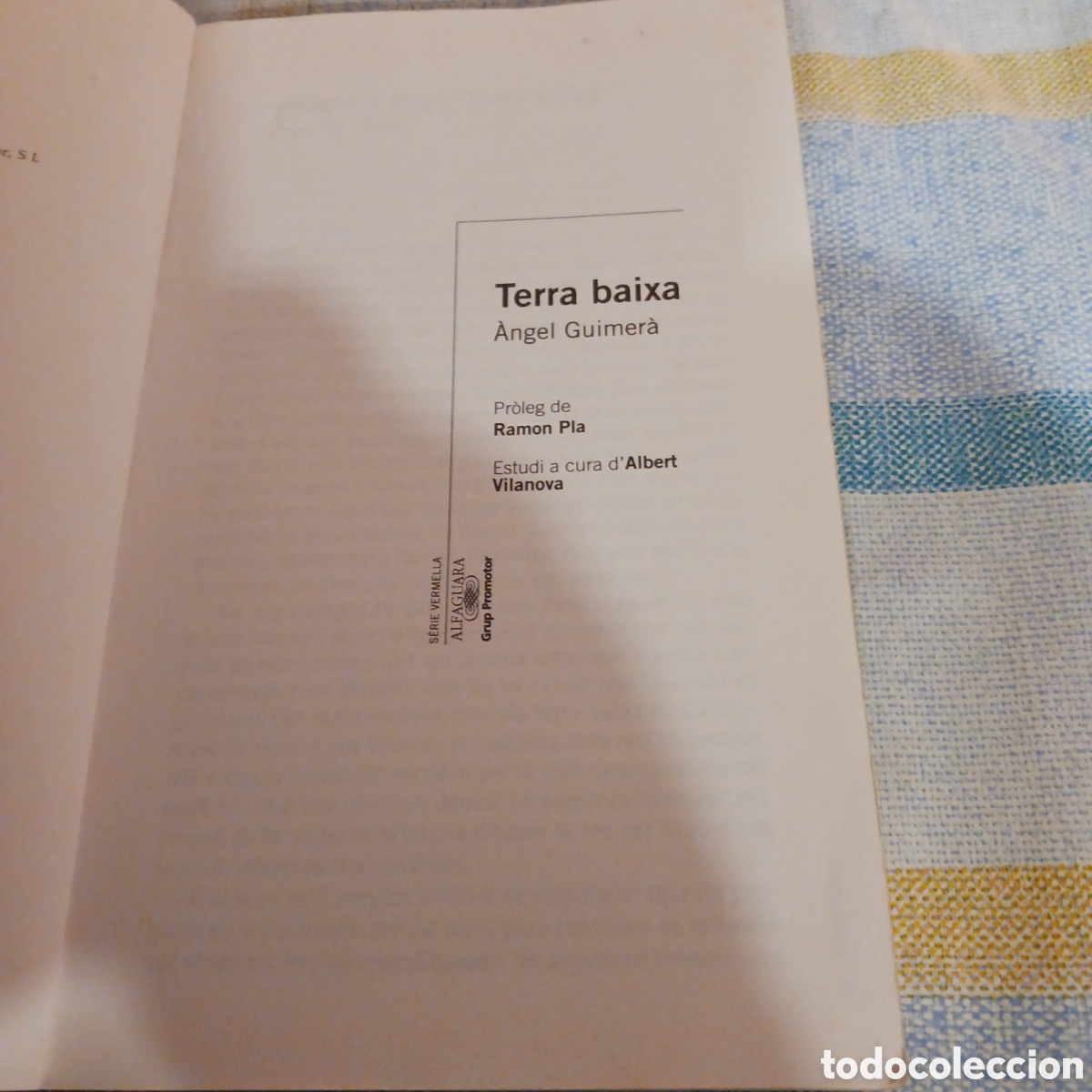 Libros de segunda mano: Terra baixa,de Angel Guimer&agrave; - Foto 4