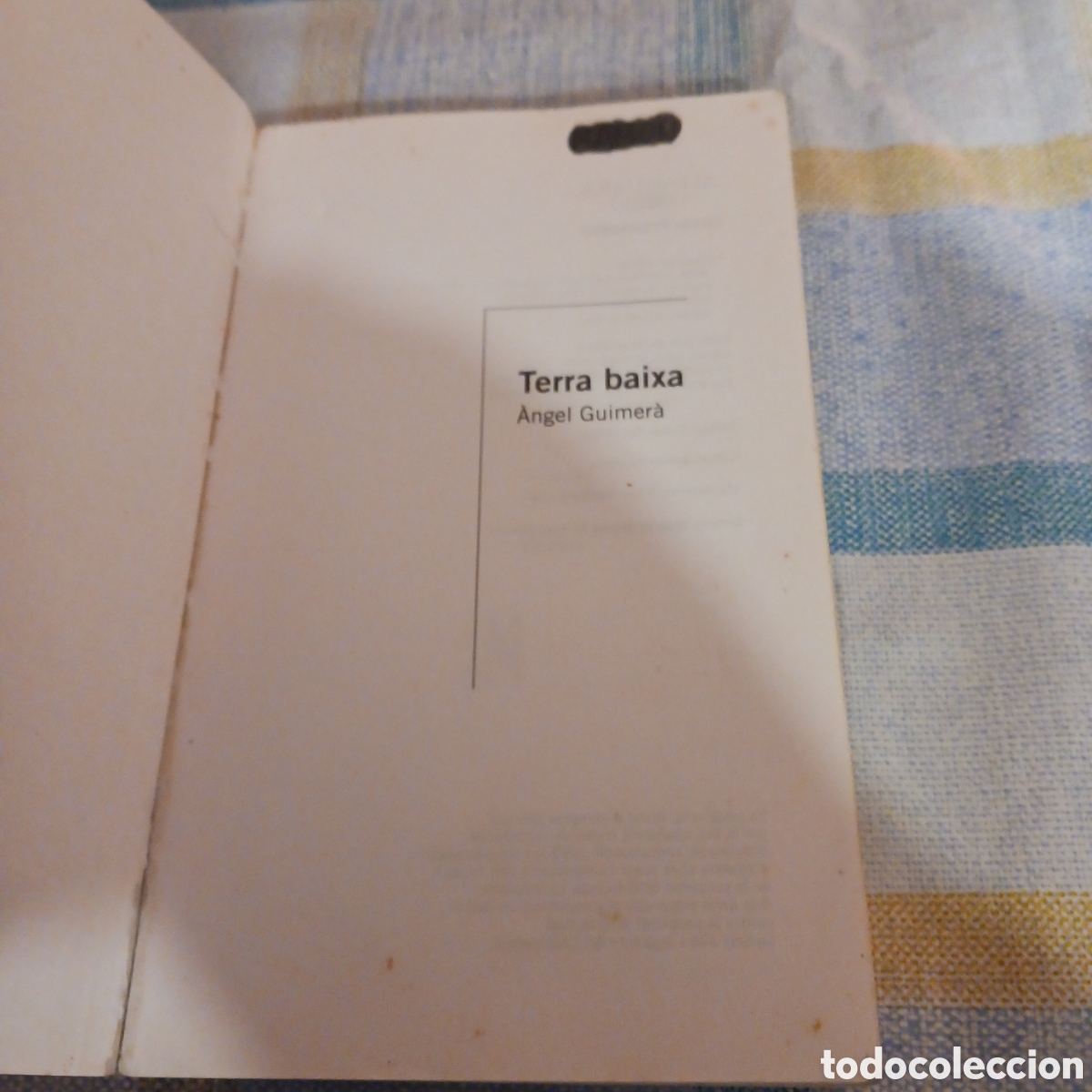 Libros de segunda mano: Terra baixa,de Angel Guimer&agrave; - Foto 2