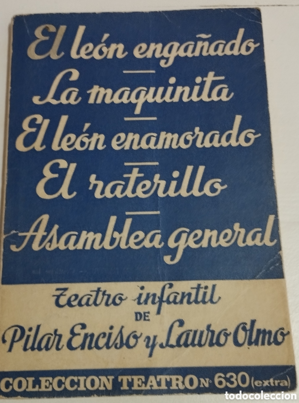 Libros de segunda mano: TEATRO INFANTIL DE PILAR ENCISO Y LAURO OLMO