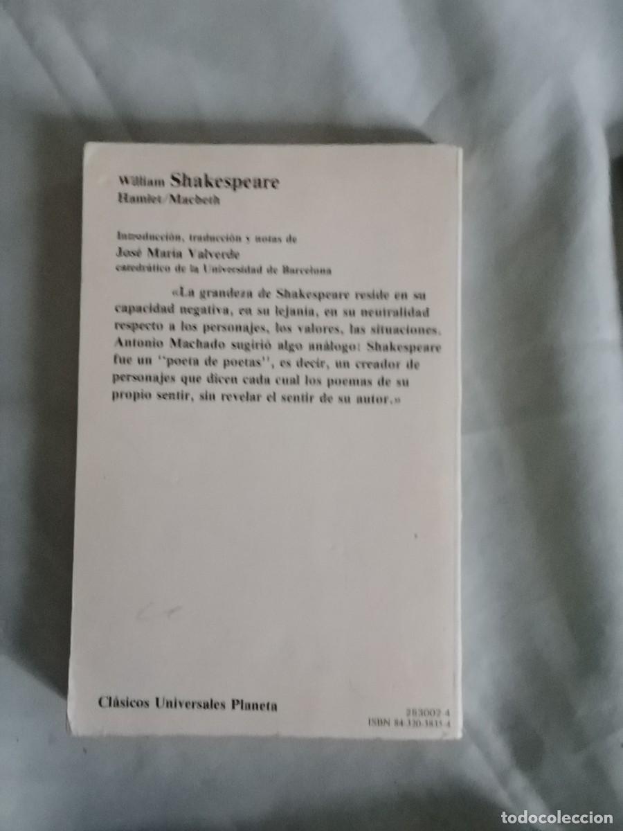 Libros de segunda mano: Hamlet Shakespeare - Foto 2
