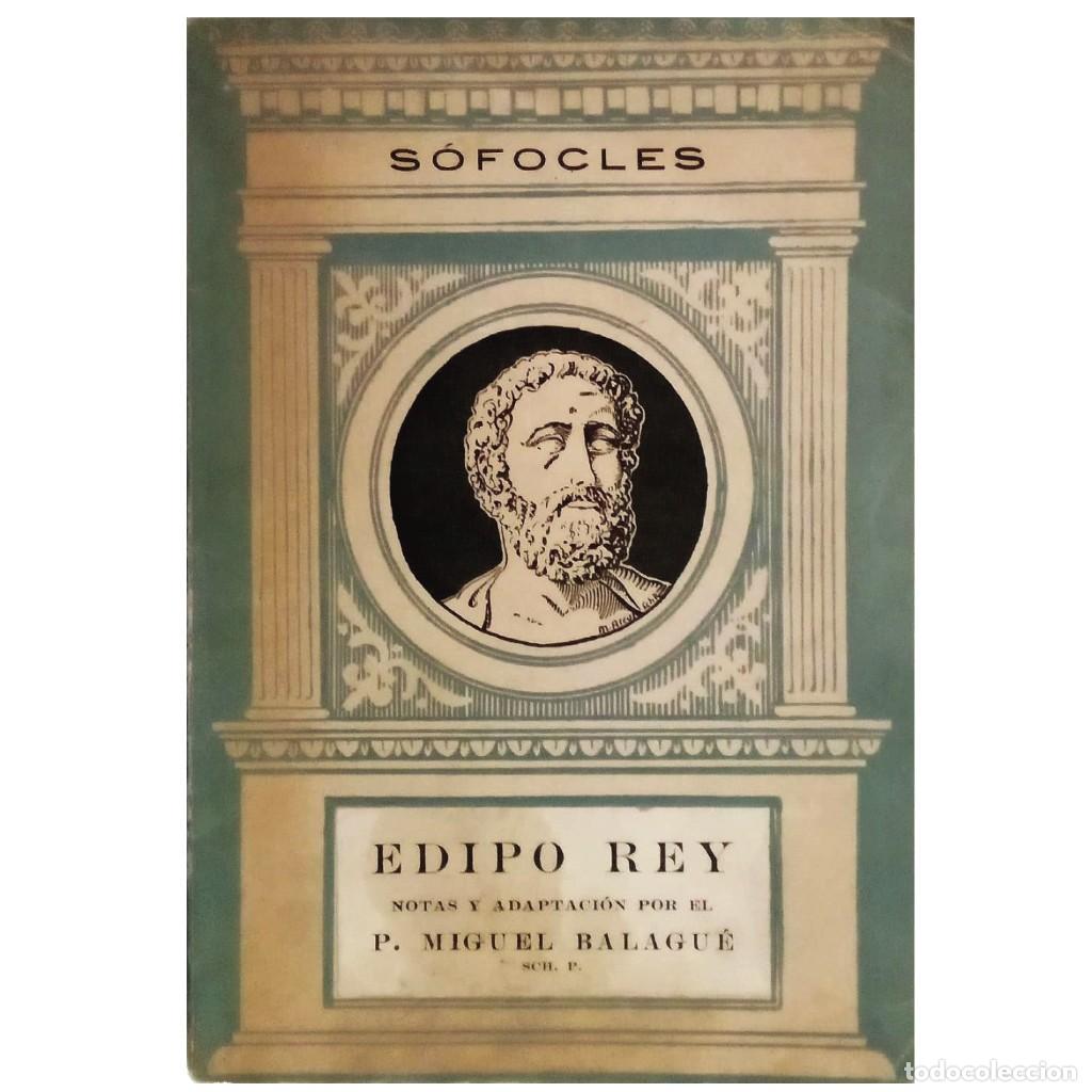Libros de segunda mano: EDIPO REY. S&oacute;focles (Texto en griego) - Foto 1
