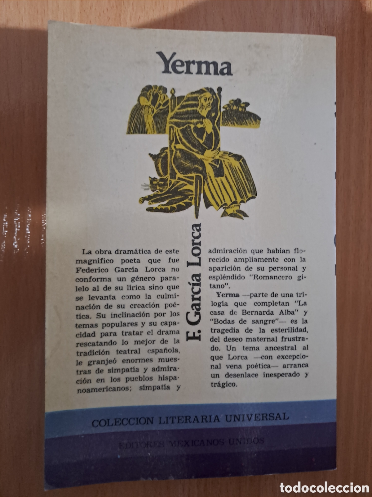 Libros de segunda mano: Yerma. Colecci&oacute;n literaria universal - Foto 2