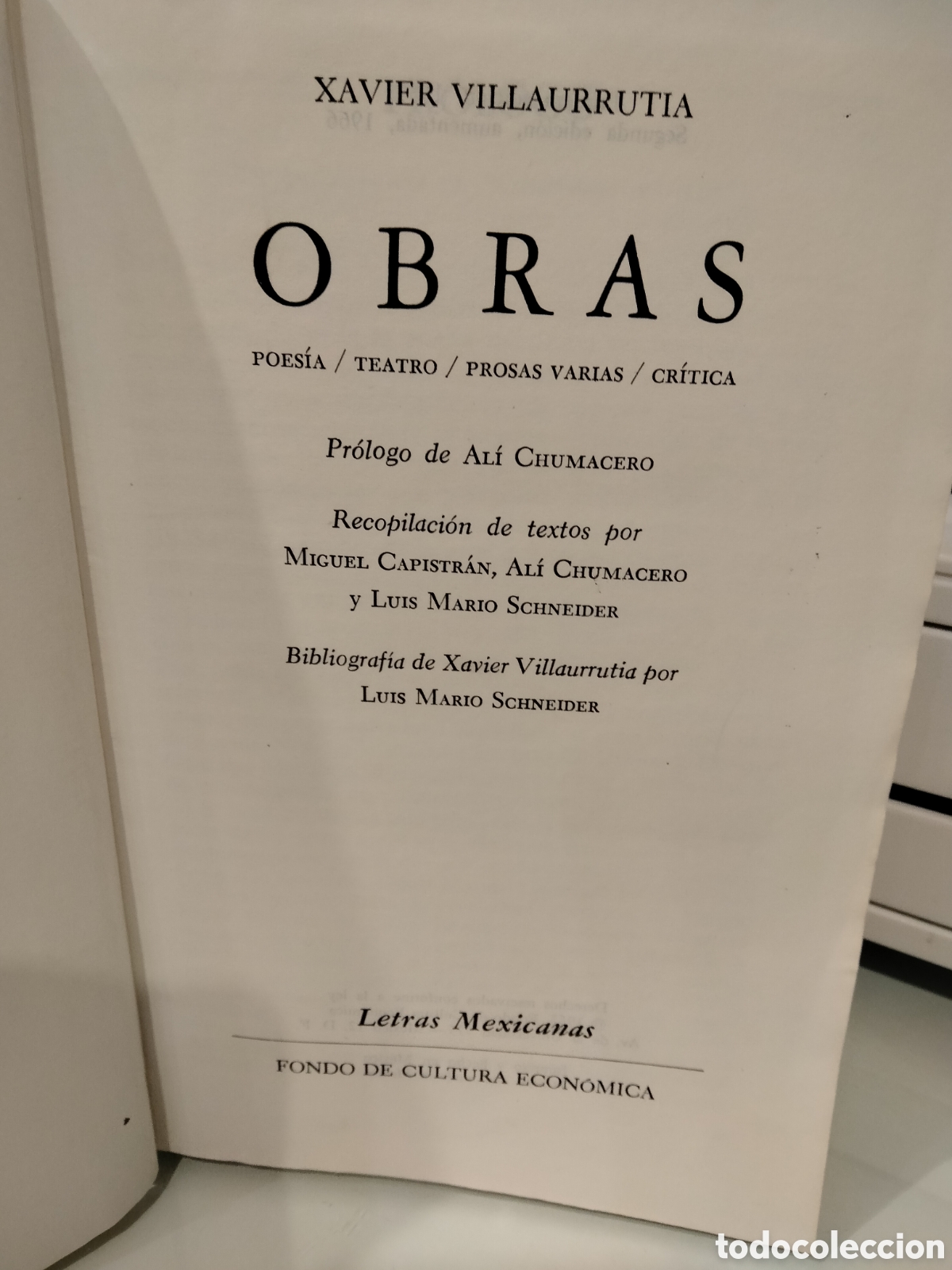 Libros de segunda mano: Obras de Xavier Villaurrutia - Foto 3