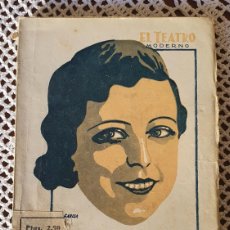Libros de segunda mano: TEATRO MODERNO 1927-1930 UNA MUJER SINPATICA