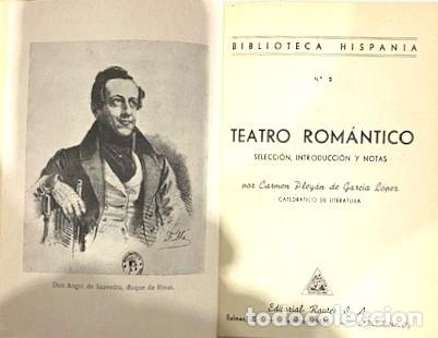 Libros de segunda mano: TEATRO ROMANTICO ... 1946 - Foto 2