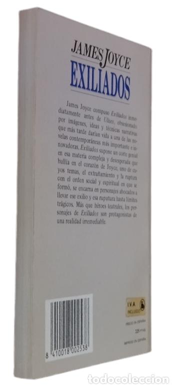 Libros de segunda mano: EXILIADOS / JAMES JOYCE. EXCELENTE ESTADO. - Foto 2