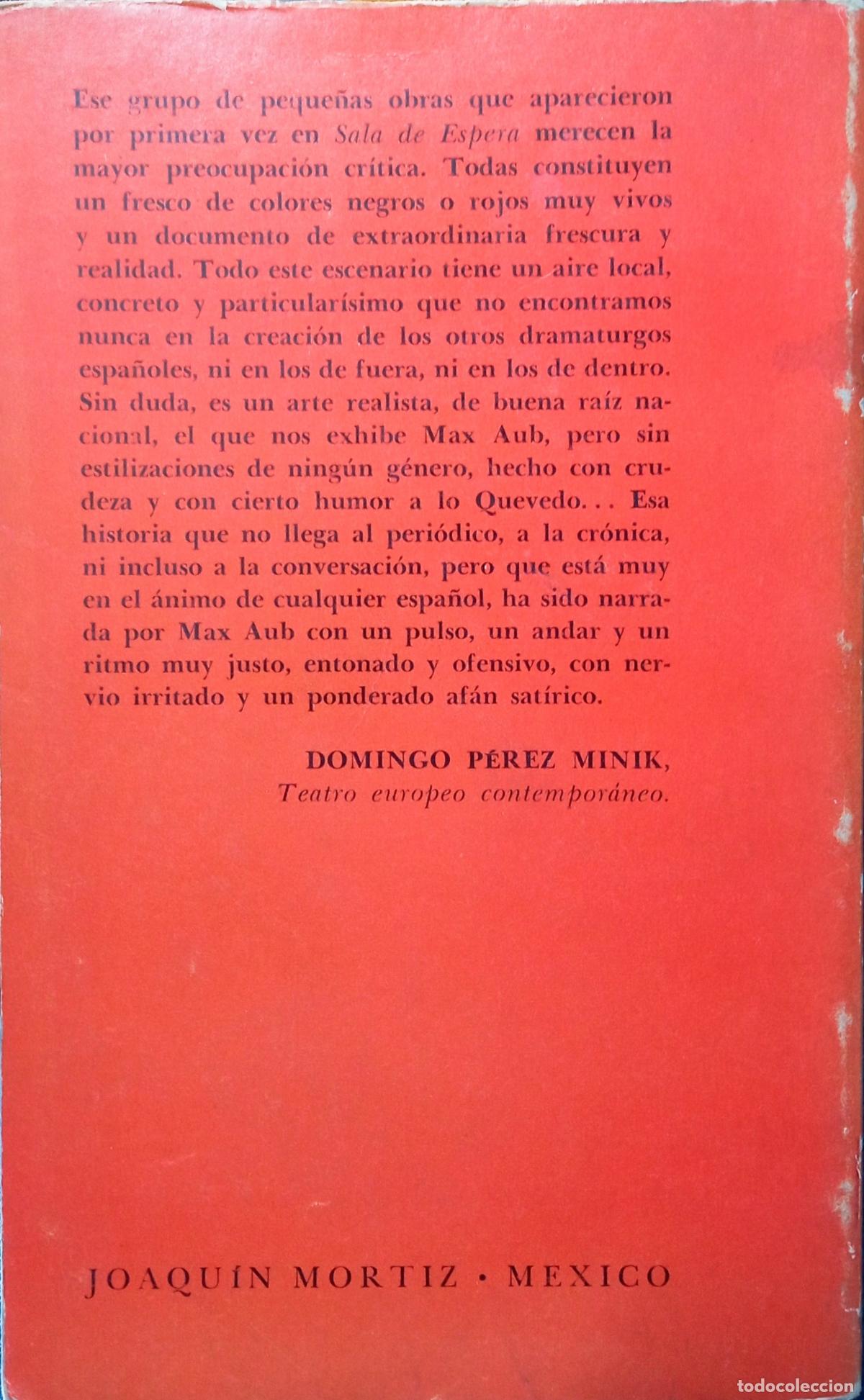 Libros de segunda mano: LAS VUELTAS. MAX AUB. (TEATRO) - Foto 2