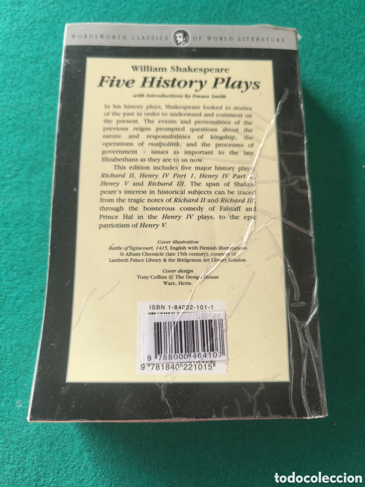 Libros de segunda mano: Shakespeare. Five History Plays. Wordsworth Classics, 2000. - Foto 2