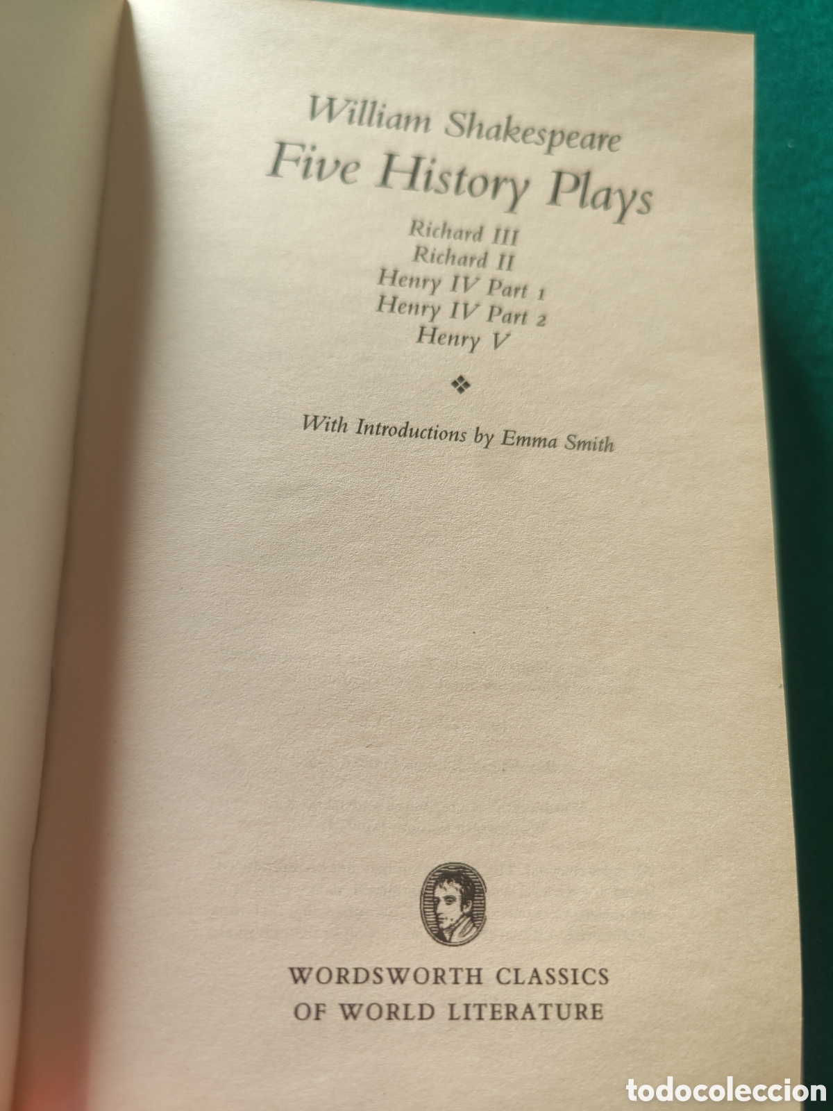 Libros de segunda mano: Shakespeare. Five History Plays. Wordsworth Classics, 2000. - Foto 4