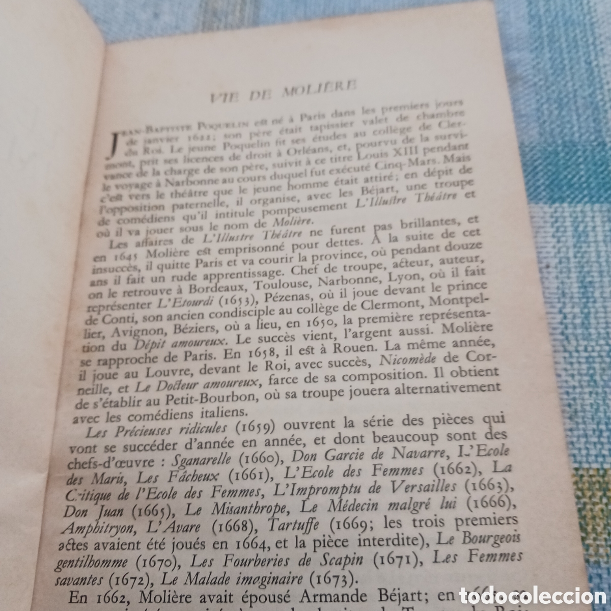 Libros de segunda mano: Le Malade Imaginaire de Moli&egrave;re - Foto 6
