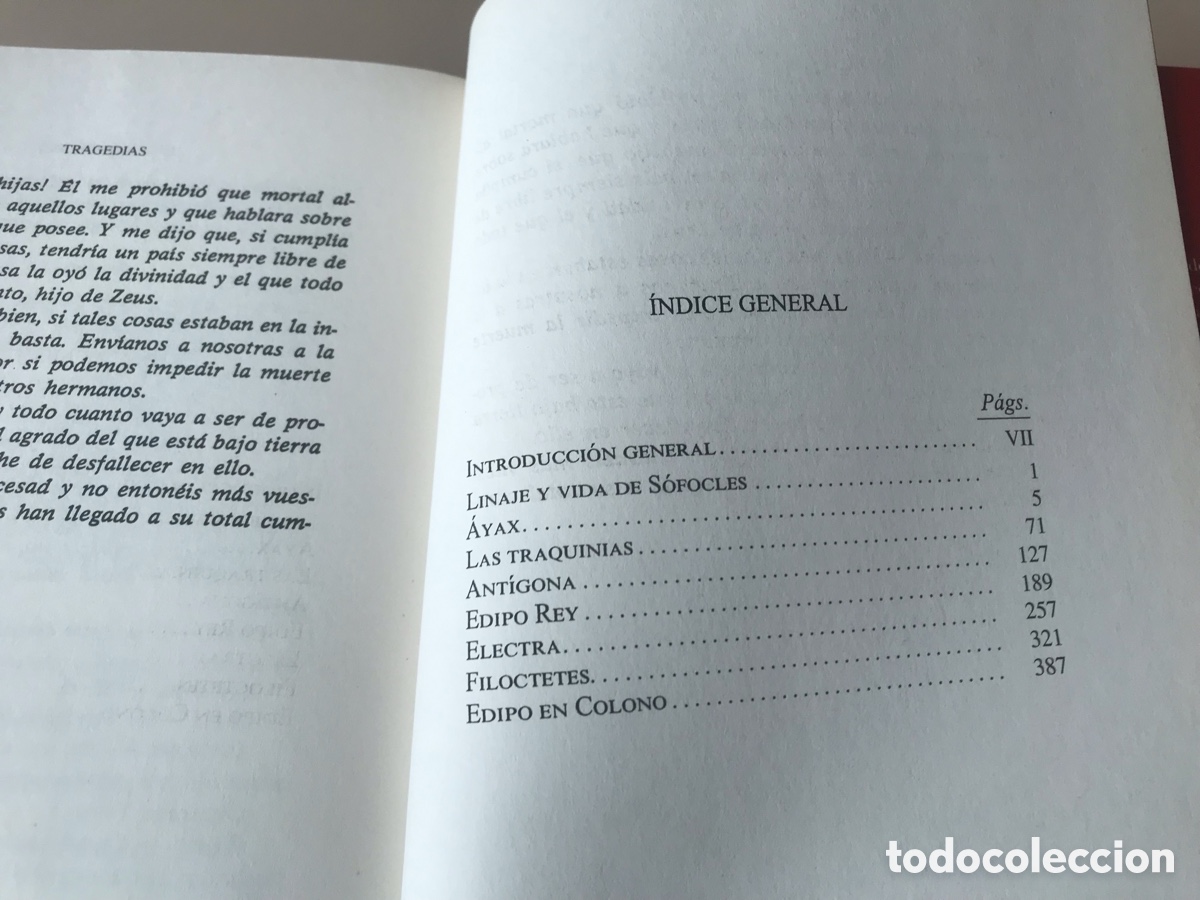 Libros de segunda mano: Tragedias. S&oacute;focles. Biblioteca cl&aacute;sica. Gredos 2016 - Foto 5