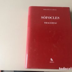 Libros de segunda mano: TRAGEDIAS. SÓFOCLES. BIBLIOTECA CLÁSICA. GREDOS 2016