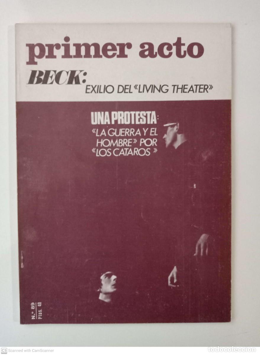 Libros de segunda mano: Primer acto. Revista del teatro (n. 89) - Foto 1