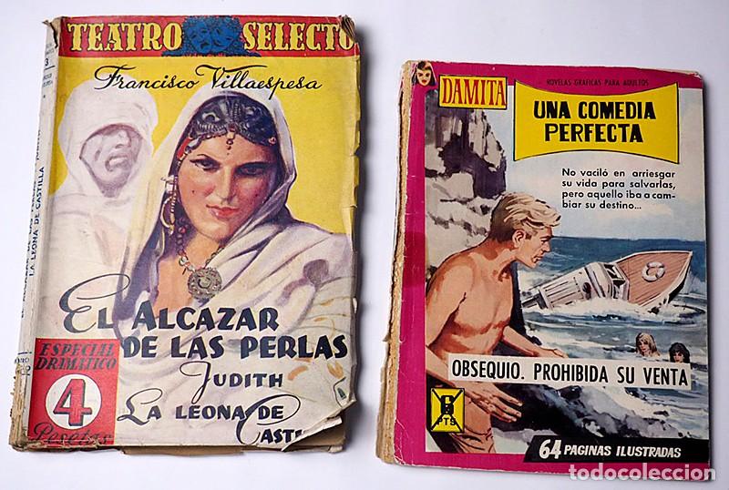 Libros de segunda mano: Teatro selecto y Novela gr&aacute;fica. 2 Ejemplares. - Foto 1