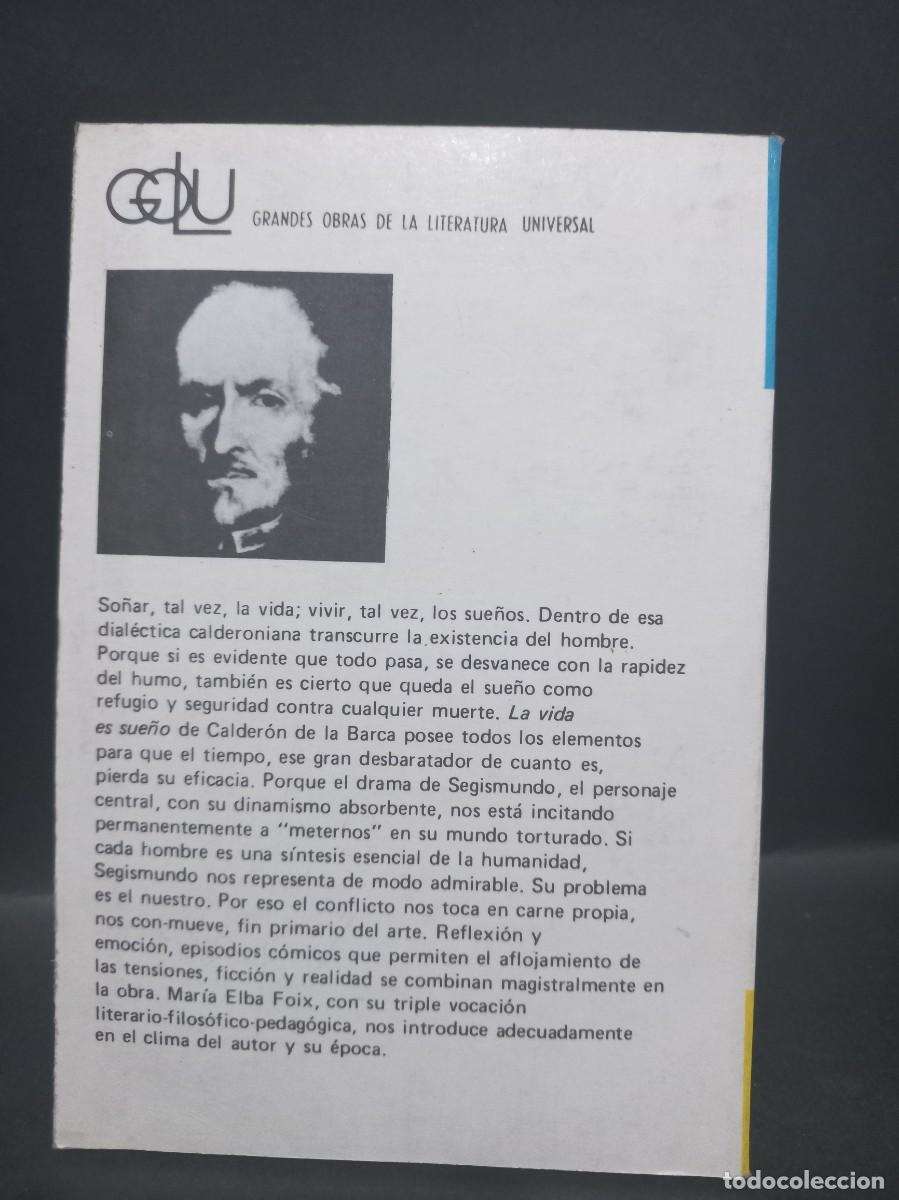 Libros de segunda mano: PEDRO CALDER&Oacute;N DE LA BARCA - LA VIDA ES SUE&Ntilde;O - 1984 - Foto 3
