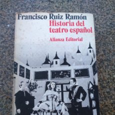 Libros de segunda mano: HISTORIA DEL TEATRO ESPAÑOL I -- FRANCISCO RUIS RAMON -- 1971 --