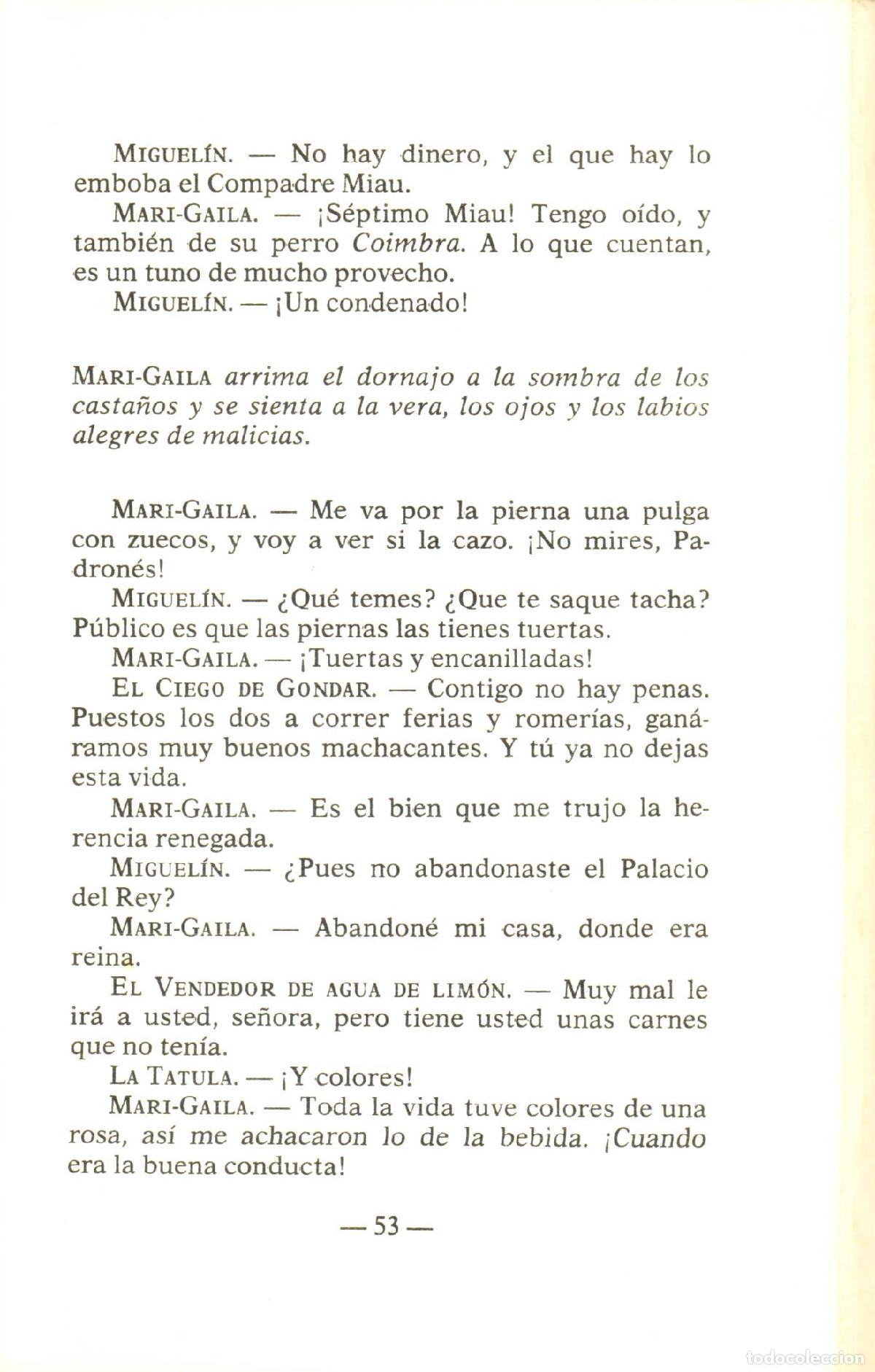 Libros de segunda mano: Divinas palabras - del Valle-Inclan, Ramon - Foto 2