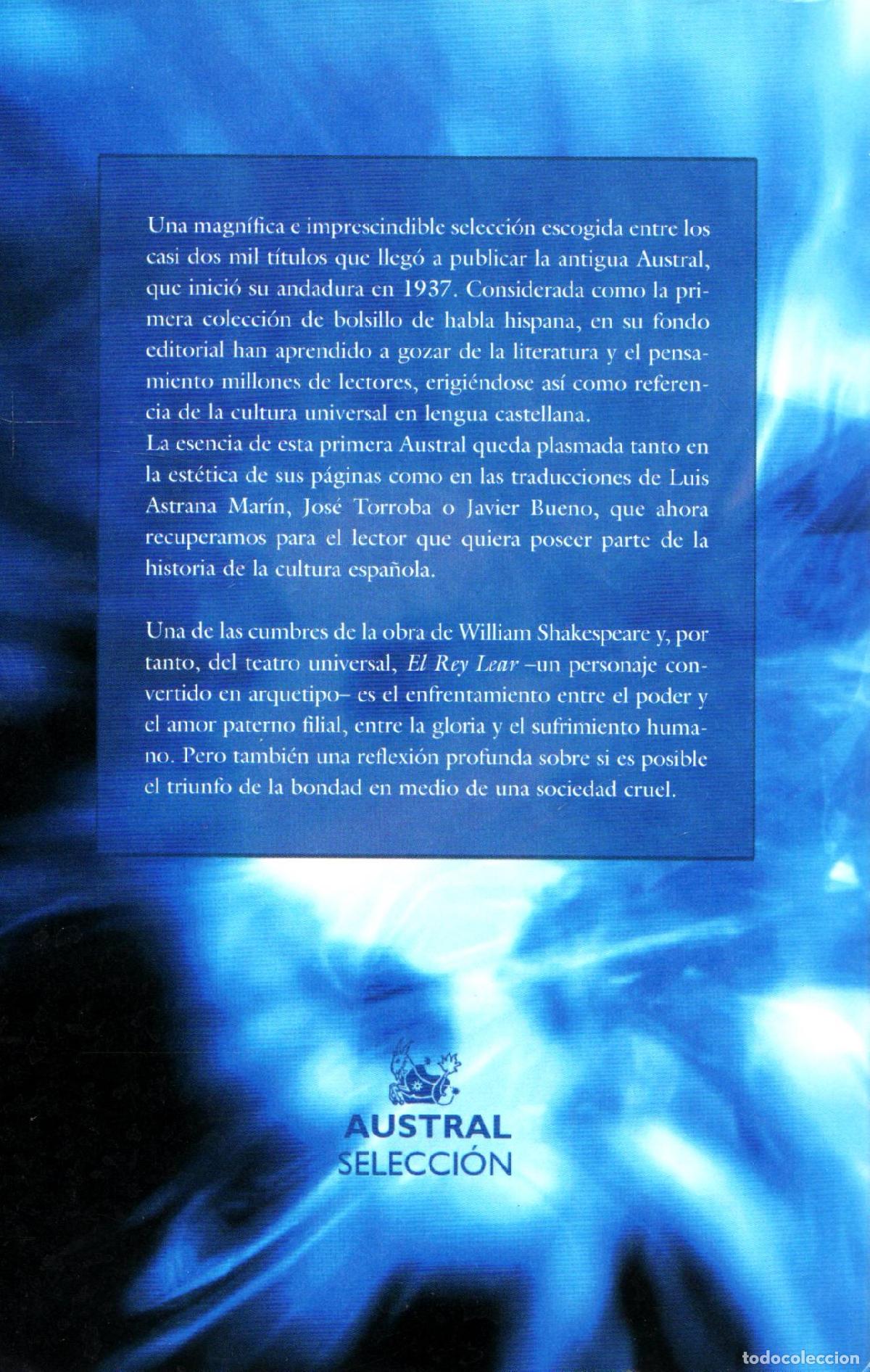 Libros de segunda mano: El rey Lear - Shakespeare, William - Foto 2