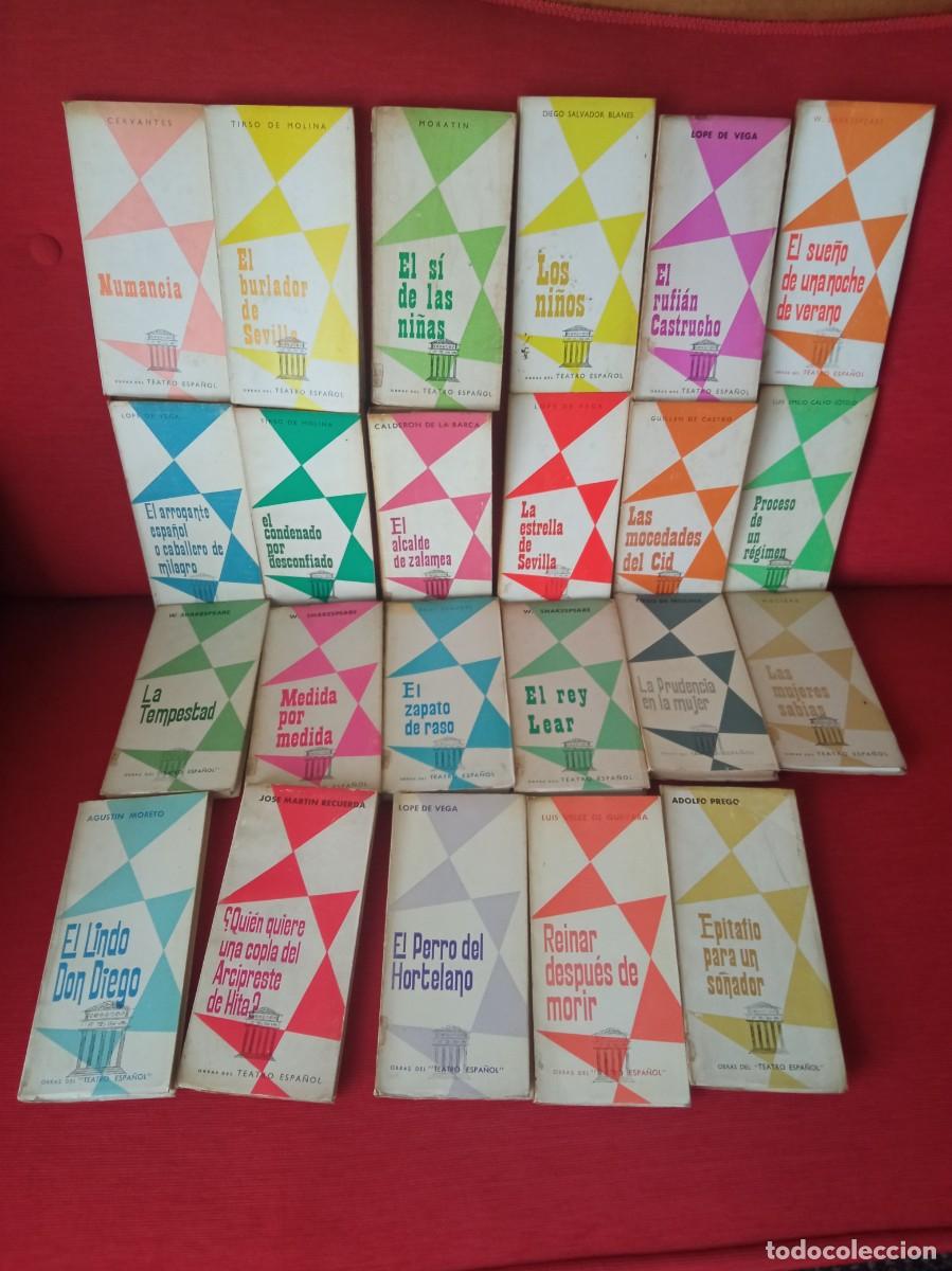 Second hand books: Lote 23 libros colecci&oacute;n Obras del Teatro Espa&ntilde;ol
