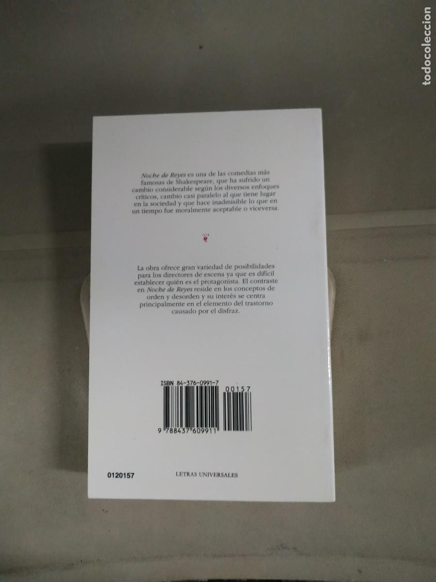 Libros de segunda mano: Noche de Reyes - William Shakespeare. C&aacute;tedra - Foto 2