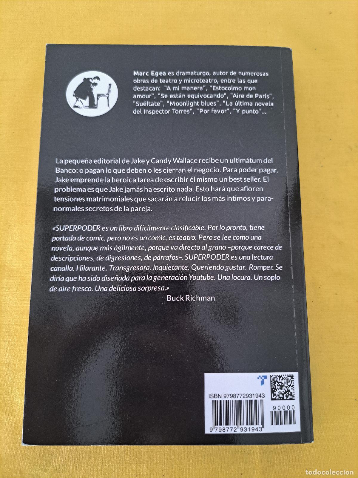 Libros de segunda mano: MARC EGEA - SUPERPODER: UNA COMEDIA PARA-NORMAL - 2021 - Foto 5