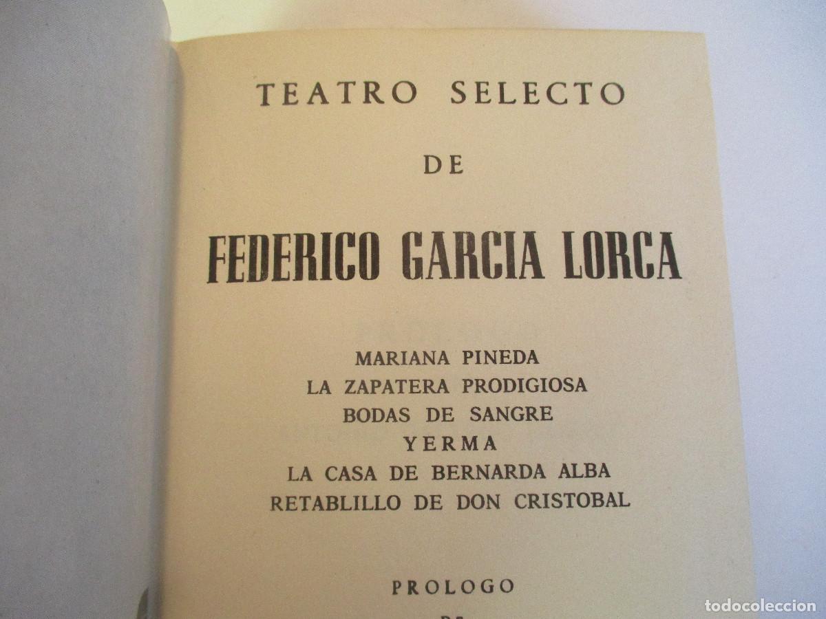 Libros de segunda mano: FEDERICO GARC&Iacute;A LORCA Teatro selecto W26461 - Foto 2