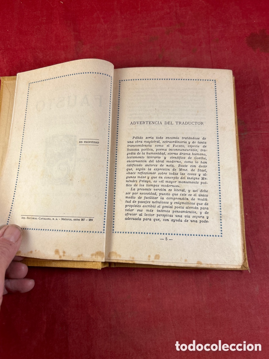 Libros de segunda mano: GOETHE FAUSTO - Foto 2