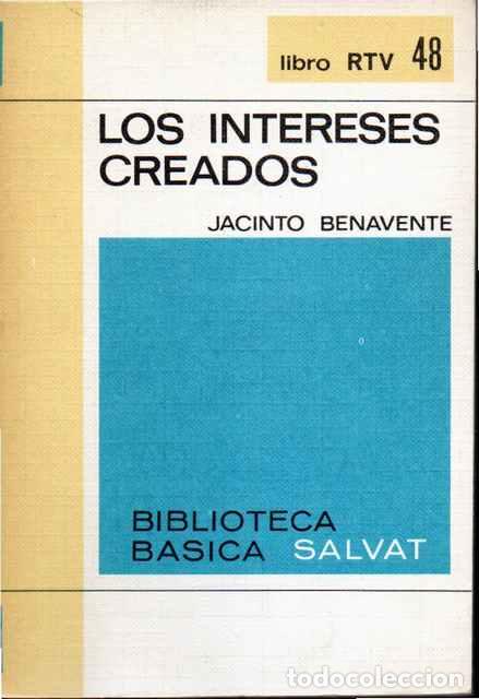 Libros de segunda mano: Los intereses creados - Benavente, Jacinto - Foto 1