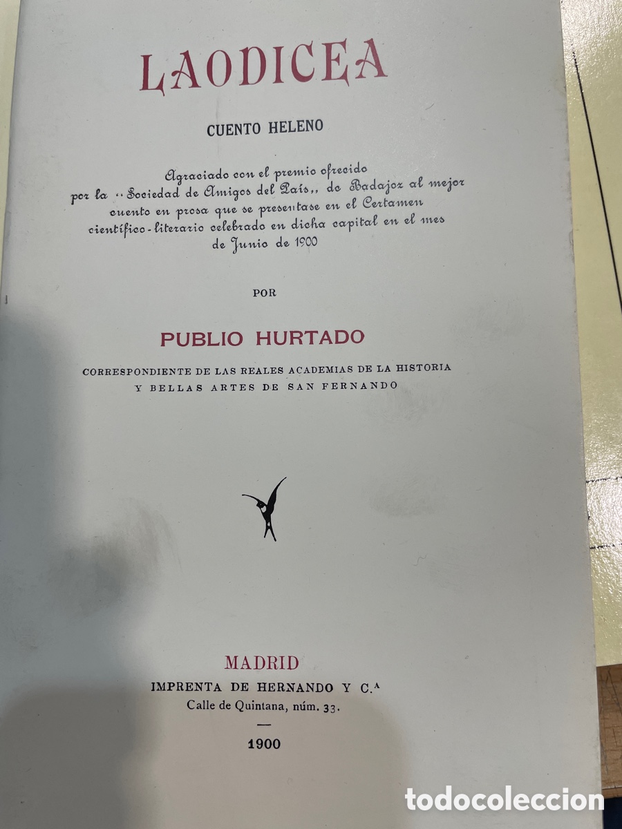 Libros de segunda mano: La odisea. Cuento heleno por Publio hurtado - Foto 1